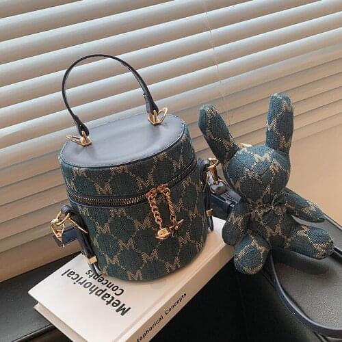 Popular Small Bag Womens Summer 2021 New Fashion Canvas Single Shoulder Purses and Handbags Luxury Designer Lipstick Bag