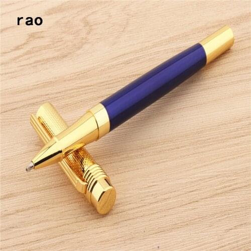 Luxury high quality 855 Blue Business School student office stationery Medium Nib Rollerball Pen New