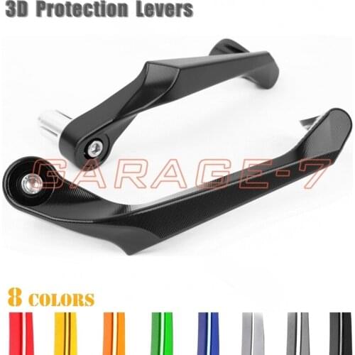 Universal 22mm Guard Handlebar CNC Motorcycle 3D Protection Levers For Hyosung GT650R GT250R GT 650 250 R Clutch Brake Lever