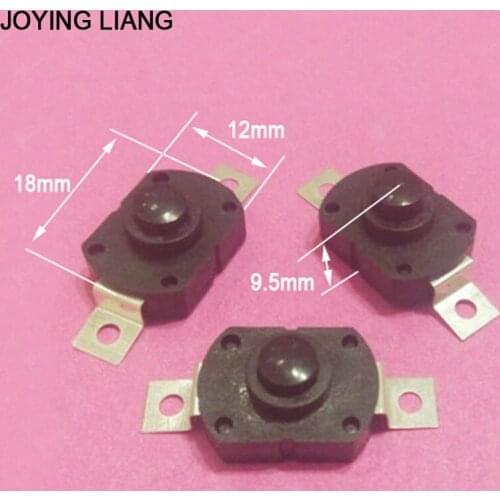 Joying Liang 3pcs/lot Flashlight Switch Strong Light Electric Torch Tail Switch 18mm * 12 Mm Flate Feet with Hole