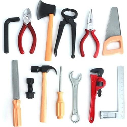 1Set New Plastic Building Tool Kits Set Kids DIY Construction Educational Toys Childrens simulation repair tool boy cosplay toy