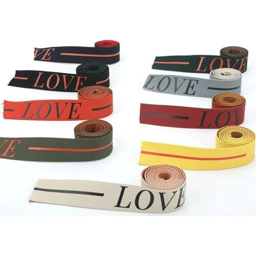 1 Yard Polyester Webbing 3.8cm Width Soft Thin Ribbon Sewing Material for Bag Strap Belt DIY Clothes Tape Decor Craft