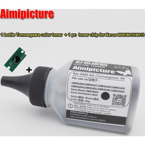 106R01630 106R01629 106R01628 106R01627 Tomoegawa color Toner Powder For Xerox 6000 6010 6015 1 color toner +1 toner chip