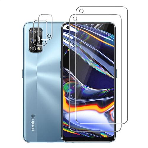 For Realme 7 / Realme 7 Pro ( 4G ) Camera Lens Film Protective Glass Screen Protector Guard Tempered Glass