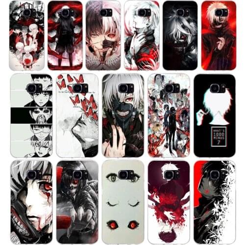 238H tokyo ghoul Soft TPU Silicone Cover Case for samsung Galaxy s6 s6 s7 edge s8 s9 plus case