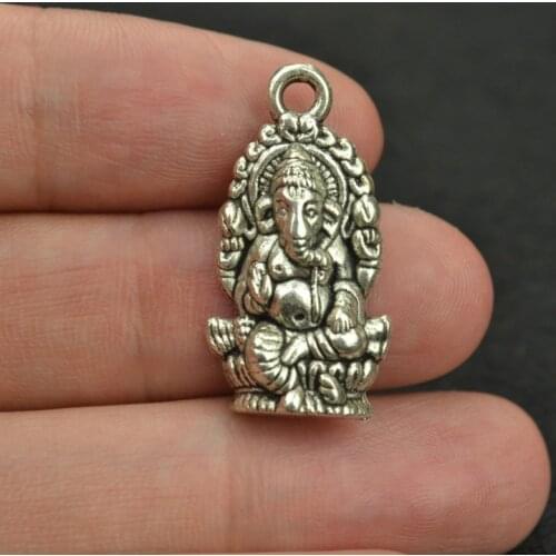 Free Shippin 10 pcs 27*14 mm antique silver color Alloy Elephant people charms Pendant Jewelry Findings T23