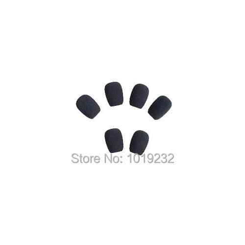 Free Shipping , 6pcs/lot headphone Foam Headset Microphone cover ,headphone windscreen earphone cover