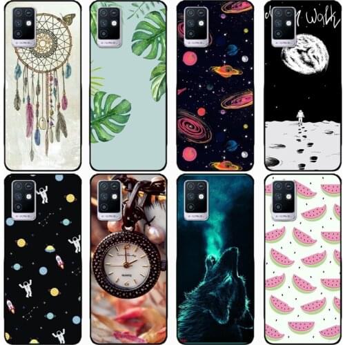 Fashion Soft silicone TPU Back Cover For Infinix Note 10 2021 Phone Funda Case For Note 10 Pro 2021 6.95 Inch Cute Cartoon Case