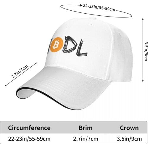 HODL Bitcoin BTC Crypto BTFD Golf summer cap Blockchain Graphic Cool Mens Womens caps