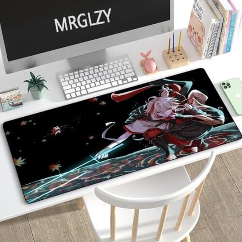 MRGLZY Drop Shipping Hot Sale Genshin Impact Mouse Pad Gamer Large Anime DeskMat Computer Gaming Peripheral Accessories MousePad
