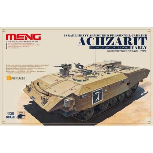 Meng Model SS-003 1/35 Israel Heavy Armoured Personnel Carrier Achzarit Early - Scale Model Kit