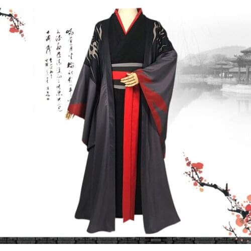 Mo Dao Zu Shi Grandmaster of Demonic Cultivation Wei Wuxian Cosplay Costume