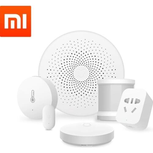 Xiaomi Smart Home Sensor Kit Mijia Gateway2 Door Window Sensor Human Body Sensor Wireless Switch Humidity Zigbee Socket