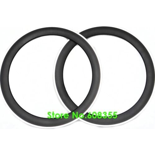 Full carbon Matt Matte road bike Bicycle 700C wheels rim with Alloy Brake Surface : Clincher Rim 38mm, 50mm, 60mm