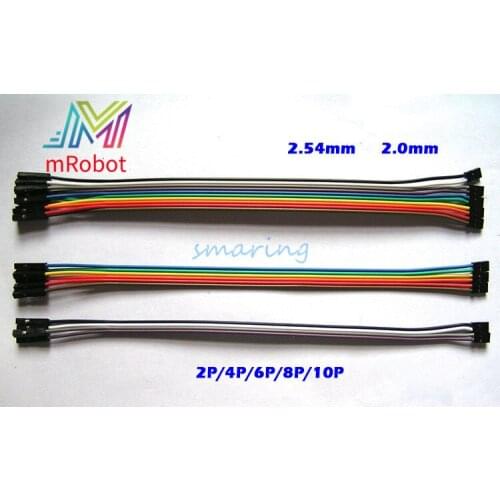Dupont Jumper Wire 2/4/6/8/10P Male to Male + Female to Male + Female to Female Jumper Wire Dupont Cable for arduino DIY KIT