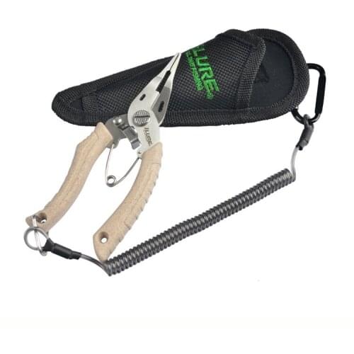 Bammax fishing Pliers Multifunctional Fishing Clip Stainless Steel Fishing Clamp Line Cotter Hook Remover Fishing Holder Tackle