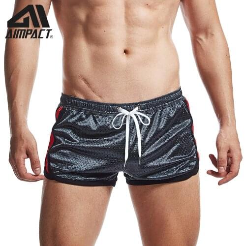 Aimpact Fitness Mens Mesh Shorts Quick Dry Breathable Running Sports Trunks Jogger Gyms Mens Shorts