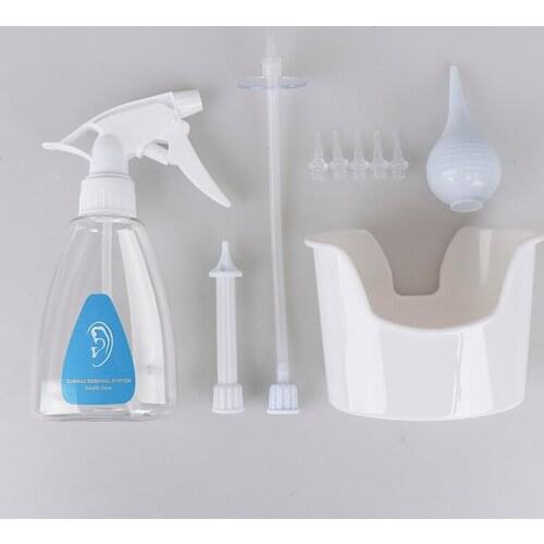 Ear Wax Removal Ear Irrigation Washer Bottle Cleaning Tips Cap Bulb Syringe EU New