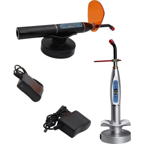 LED Curing Light Dental Cure Lamp Curing Machine Wireless Cordless Solidify LYA18 Silver Black