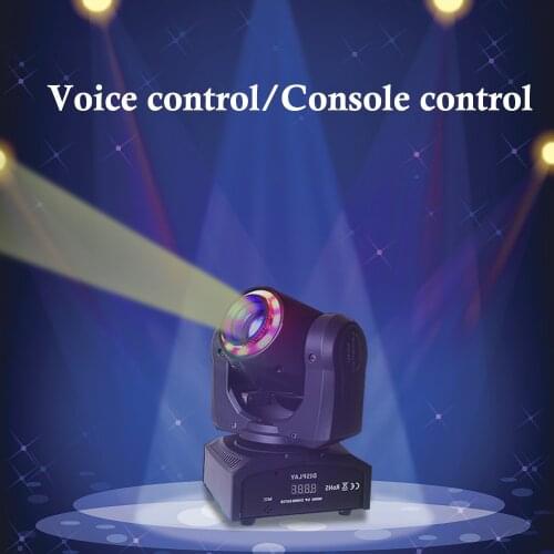 Mini Led Spotlight Moving Head Light With 7 Colors 7 Gobos High Brightness Mobile Light Dmx512 For Dj Club Party Living Room