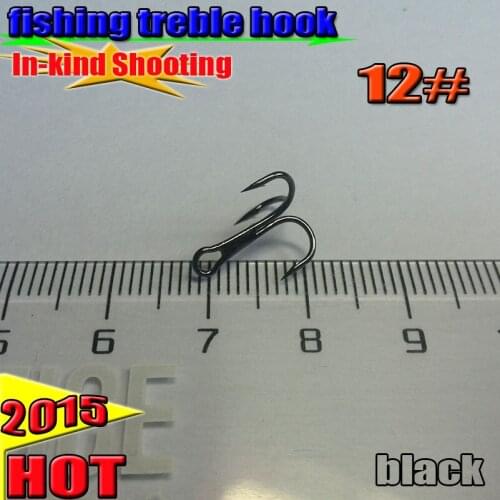 Treble Fishing Hooks Barble Hook Round Bend High Quality 12# 30pcs/lot 1$ off one more purchase