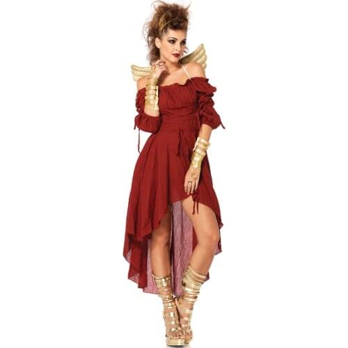 UTMEON-Womens Queen Of Egypt Cleopatra Costume Fancy Roma Dress Halloween Egyptian Costume Ethnic Clothing