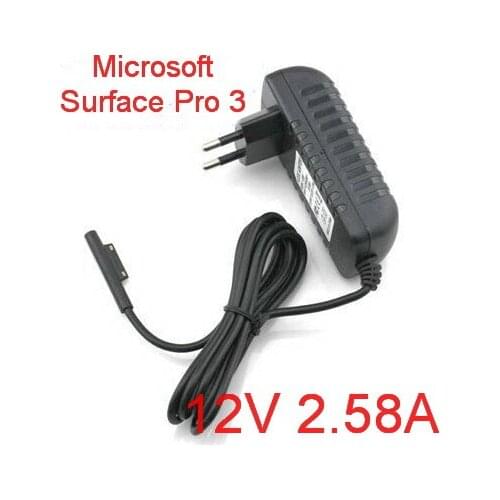 10PCS High Quality 12V 2.58A Power Charger Adapter For Microsoft Surface Pro 3 Charger Free shipping