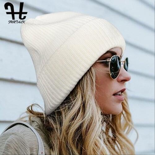 FURTALK Beanie Hat Women Men Knit Winter Hats Cuff Beanie Skull Caps