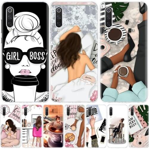Girl Boss Pink Women Phone Case for Xiaomi Redmi Note 10 9 9S 8T 8 7 8A 7 7A 6 6A 9A 9C S2 K20 K30 Pro Fashion Cover Coque