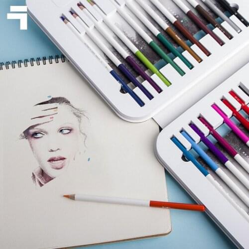 24/36/48 Professional Colors Water Soluble Color Lead Watercolor Pencils Drawing Pen Art Painting Supplies