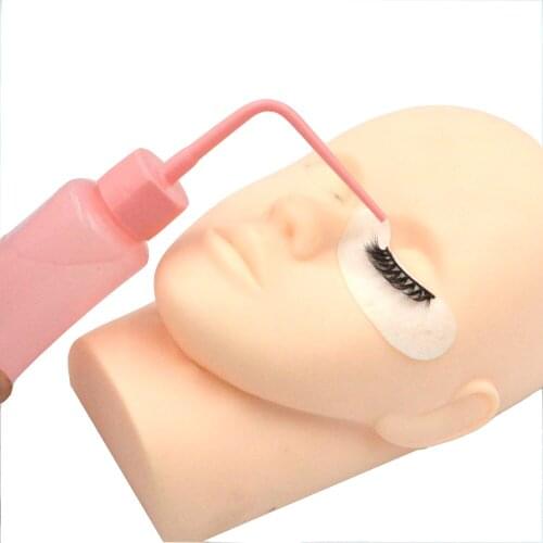 Eyelash Cleaning Washing Bottle Eyelash Extension Tool Elbow Narrow Mouth Long Tube Clean Eyebrow Skin Care Remover Bottle