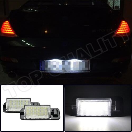 For 1992 1993 1994 1995 1996 1997 1998 BMW E36 18SMD Car LED Number License Plate Light Lamps OEM#63261387047