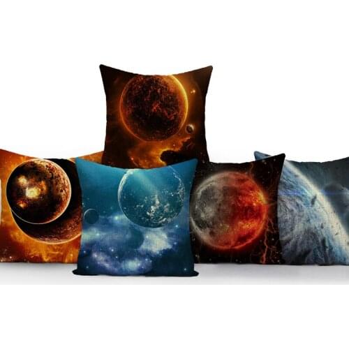 Personalized throw pillows cushions decorative Custom cover cushion Space pillow home cushions Dropshipping cover cushion