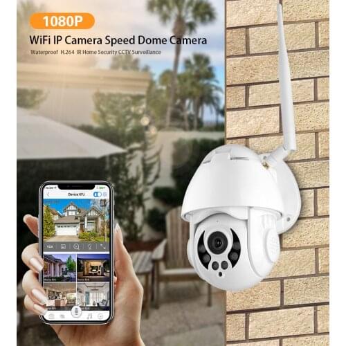 1080P IP Camera Wifi Outdoor PTZ Speed Dome Wireless Wifi Security Camera Pan Tilt 4X Digital Zoom 2MP Network CCTV Surveillance