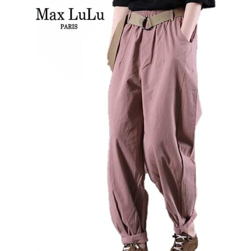 Max LuLu Women's Loose Pants