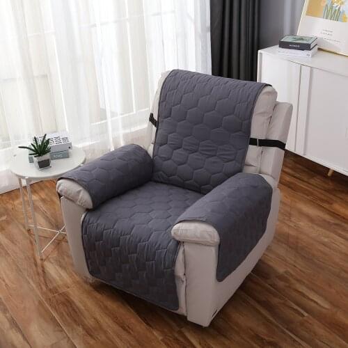 Non-slip Recliner Sofa Cover Waterproof Couch Sofa Slipcover Recliner Protection Pad Pet Dog Kids Sofa Mat Furniture Protector