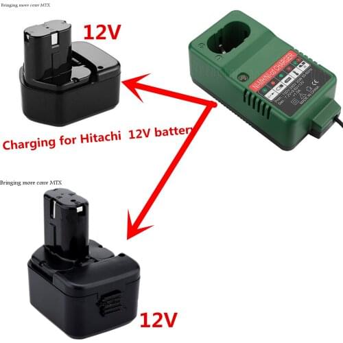 Newest 1.5A Battery Charger For Hitachi Ni-Cd/Ni-Mh 12V Batteries EU Plug not include battery high quality battery charger
