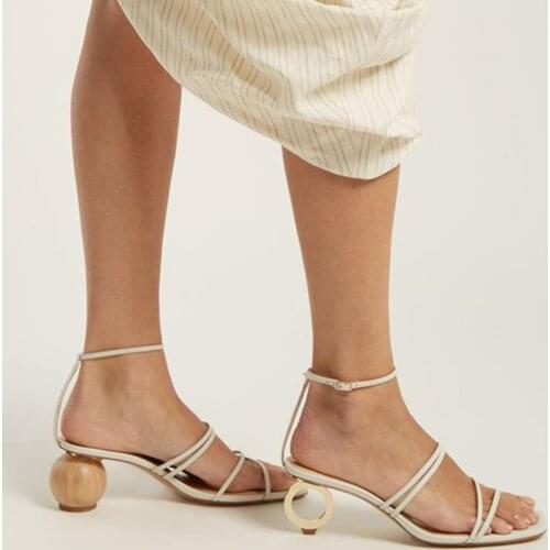 New Women Summer Sandal Strange High Heels Sexy Balls Women Pumps Dress Shoes Woman Gladiator Sandals