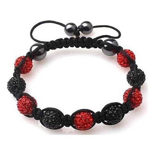 Dt34t micro pave CZ Disco Ball Beads Bracelet fasion Gift jewelry Discount crystal crystal