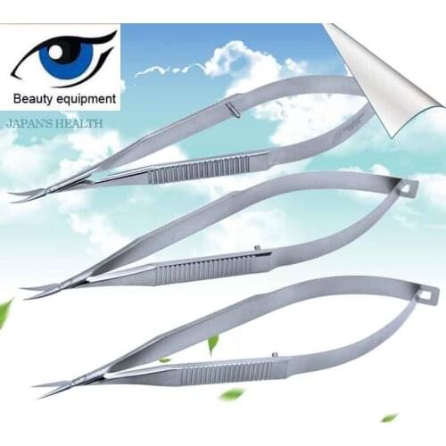 New 11cm Stainless steel ophthalmic microsurgical instruments Micro scissors