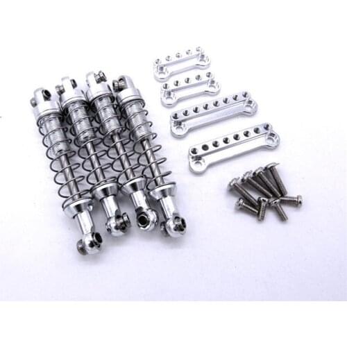 Spring Damper Metal Shock Absorber with Mount Stand for 1/12 MN D90 D91 D99S RC Car Accessories