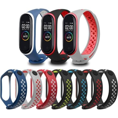 20 colors New Replacement Silicone Wrist Strap Watch Band For Xiaomi MI Band 4 3 Smart Bracelet New Watch Strap For Miband 4 3