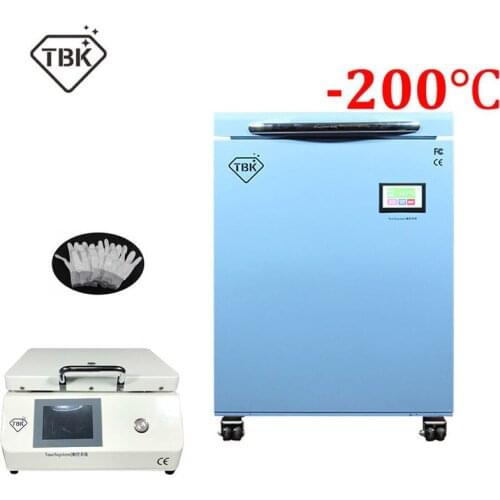 TBK New version -200C LCD Frozen Separator Machine with TBK-808M LCD Touch Screen OCA Laminator Bubble Removing for phone repair