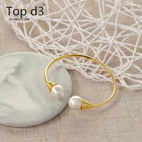 Top d3 Viennois Group Fashion Surface Screw Bracelet Bangle For Women Ball Cuff Open Bangle Metal Gold Color Bracelet Women