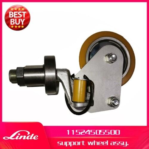 Linde forklift part 11524505500 support wheel used on 1151 1152 electric pallet truck T16 T18 T20 new service spares parts