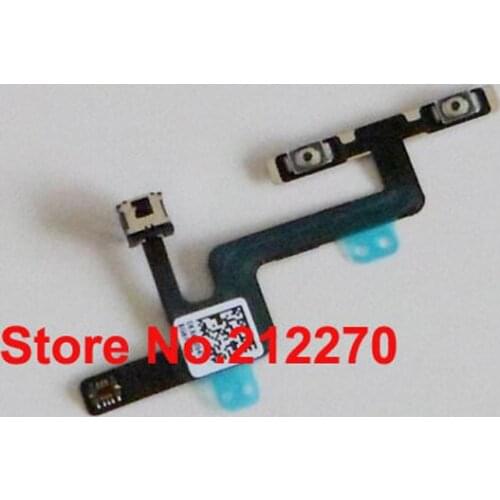 YUYOND 100pcs/lot Original New Volume Button Switch Connector Replacement Part Flex Cable Ribbon For iPhone 6 4.7" Free DHL EMS