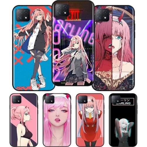Zero two fanart cute Silicone For OPPO AX7 A1K A94 A93 A92S A73 A72 A53S A52 A32 A31 A12E A11X A9 A5 2020 Soft Phone Case