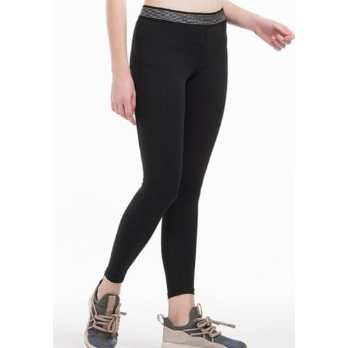 Women 4 way Stretch Fabric Super Quality Tummy Workout Running stripe waist Pant with Pocket leggings