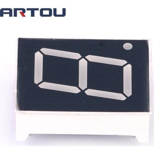 1PCS Common Cathode 1 Bit Digital Tube 7 segment 0.8 inch Red LED Display
