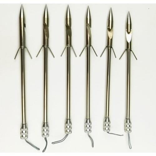 10pcs Catapult Dart Hunting Shooting Fish Hand Tool tainless Steel Bow Arrowhead Slingshot Very sharp hunting darts